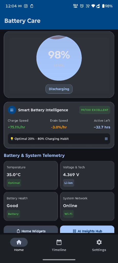 Home Screen