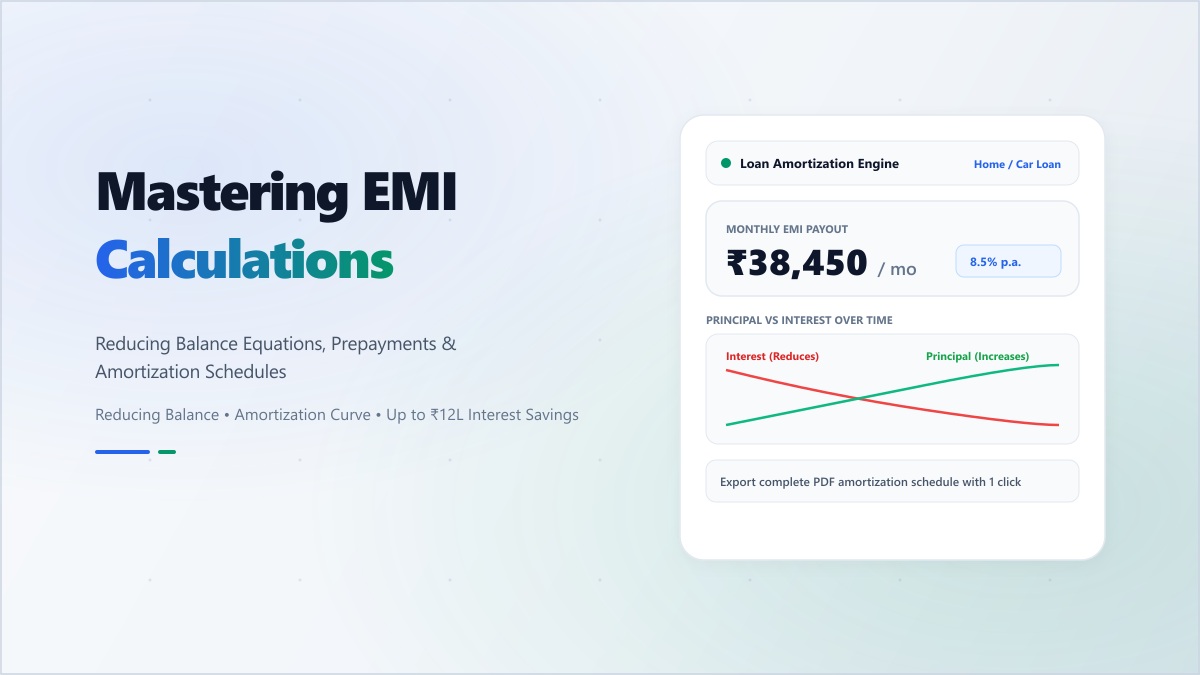 How to Calculate EMI Manually: The Complete Loan Formula Guide