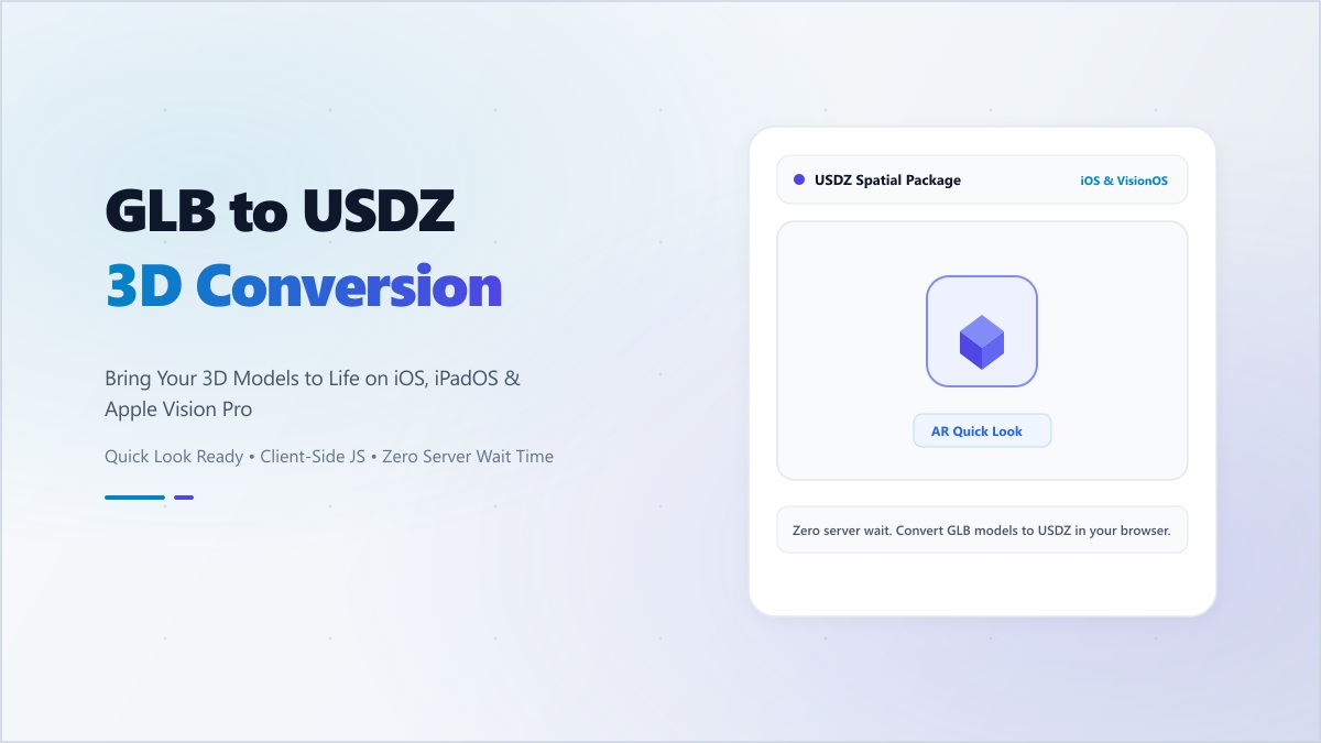 The Future of Mobile AR: Why Converting GLB to USDZ is Crucial for iOS