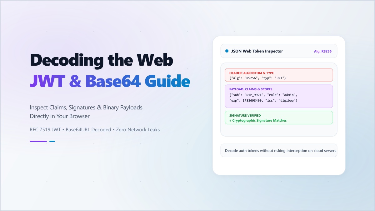 Decoding the Web: Mastering Base64, JWT, and HTML Encoding