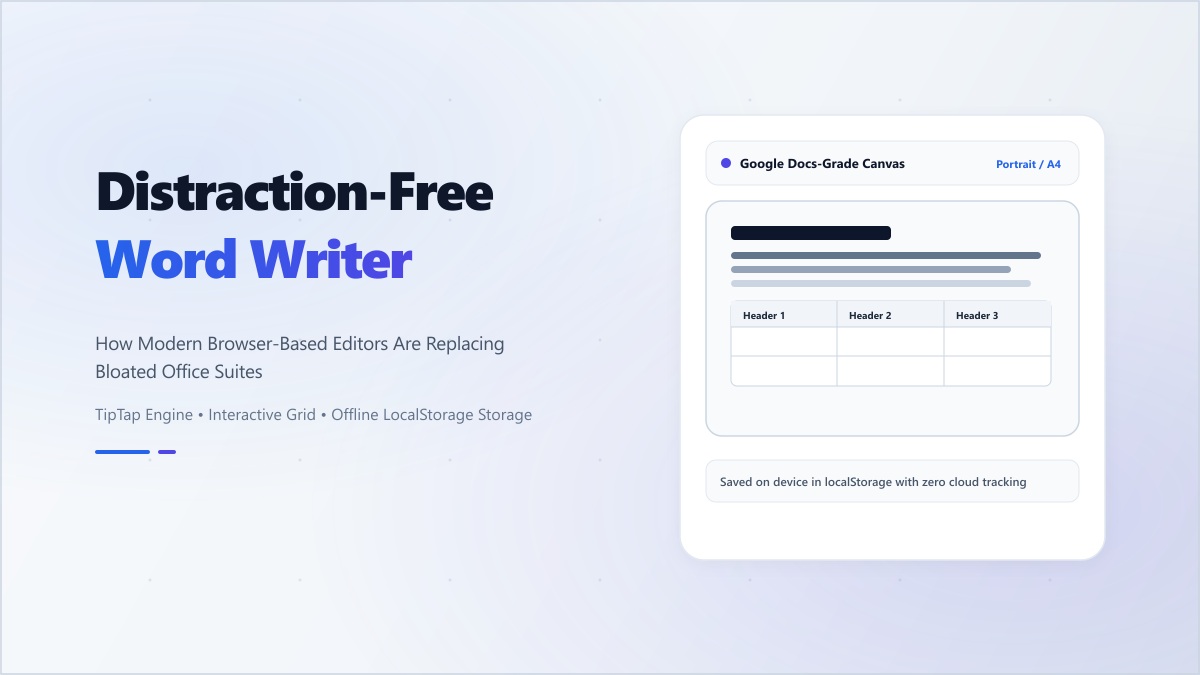 Distraction-Free Writing: Boosting Productivity with Minimalist Editors