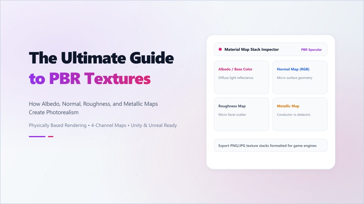 What is PBR Texture & Material? The Ultimate Guide to 3D Realism
