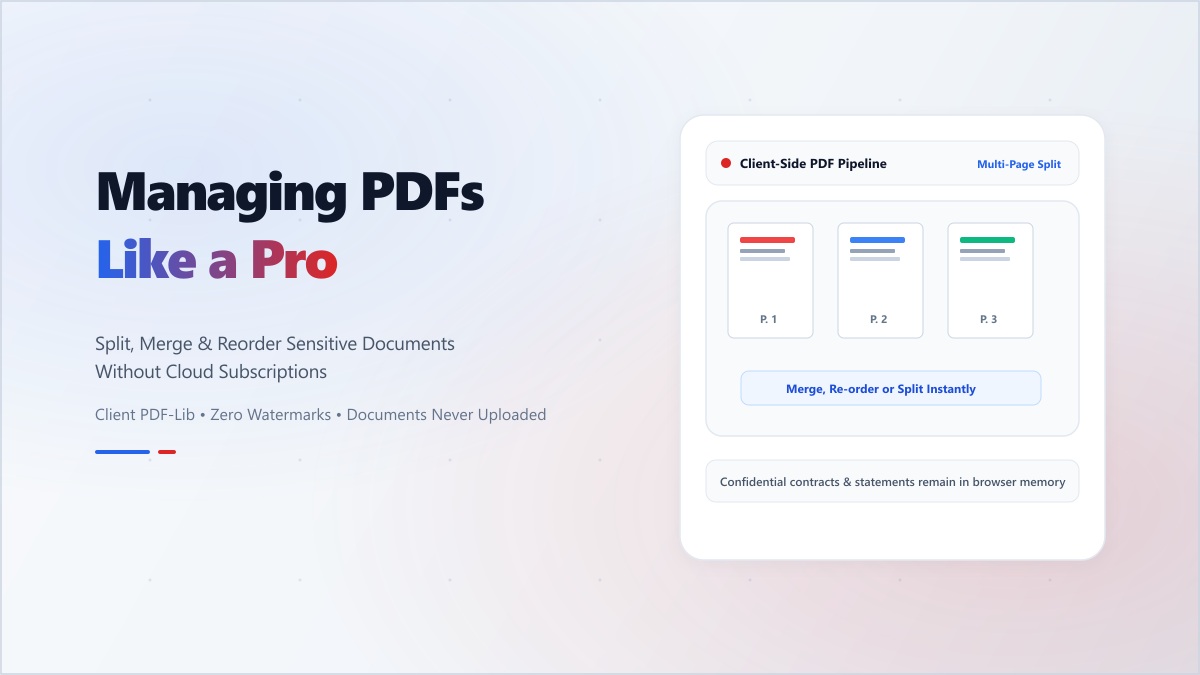 Managing PDFs Like a Pro: Splitting, Merging, and Editing