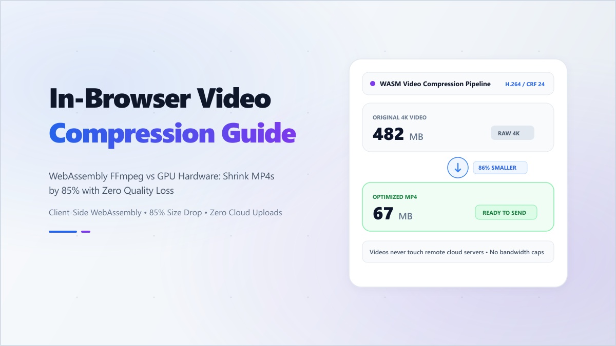 How to Compress MP4 & WebM Videos in Your Browser with Zero Quality Loss